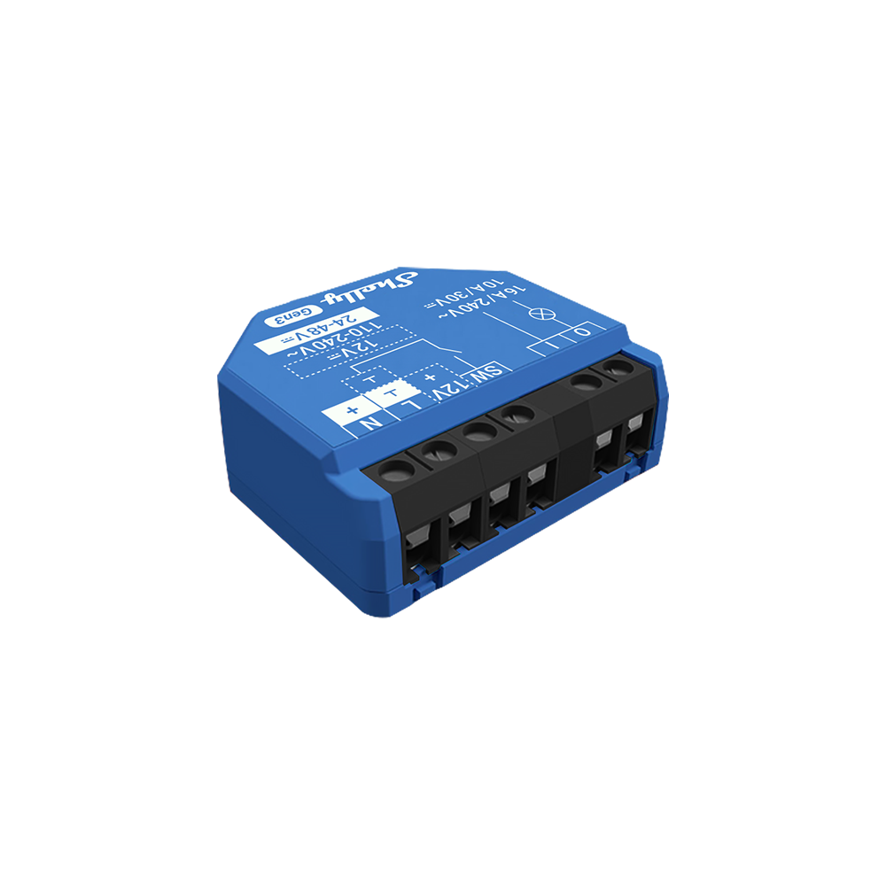 Shelly 1 Gen3 - Smart Switch with Dry Contacts