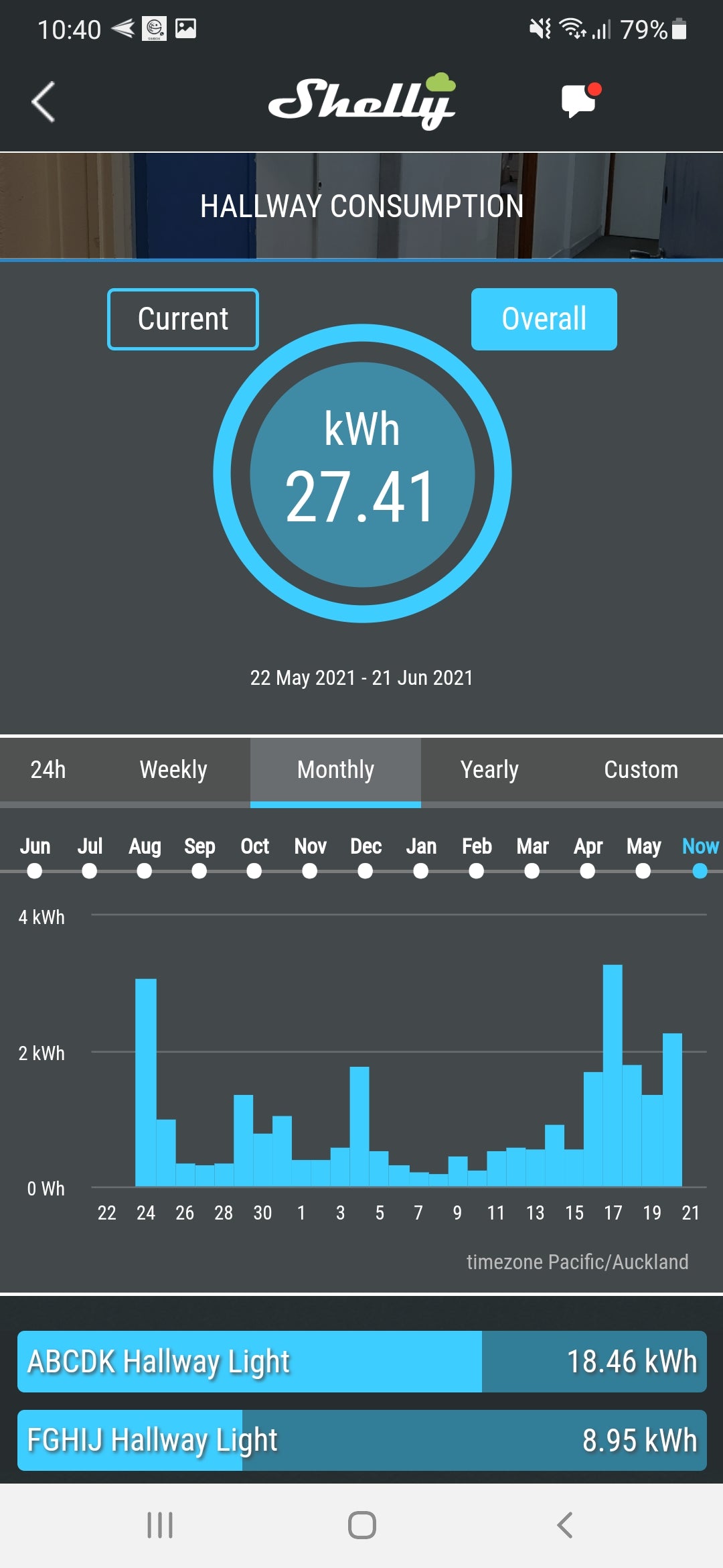Shelly 1PM Wi-Fi Relay with Energy Monitoring