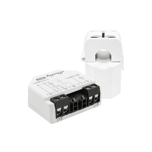 Shelly EM+50A Wi-Fi-operated Energy Meter and Contactor Control with 50A Clamp Gen3