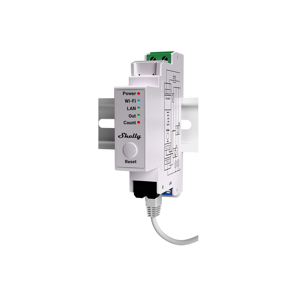Shelly Pro EM-50 - Wi-Fi Energy Meter with Contactor Control