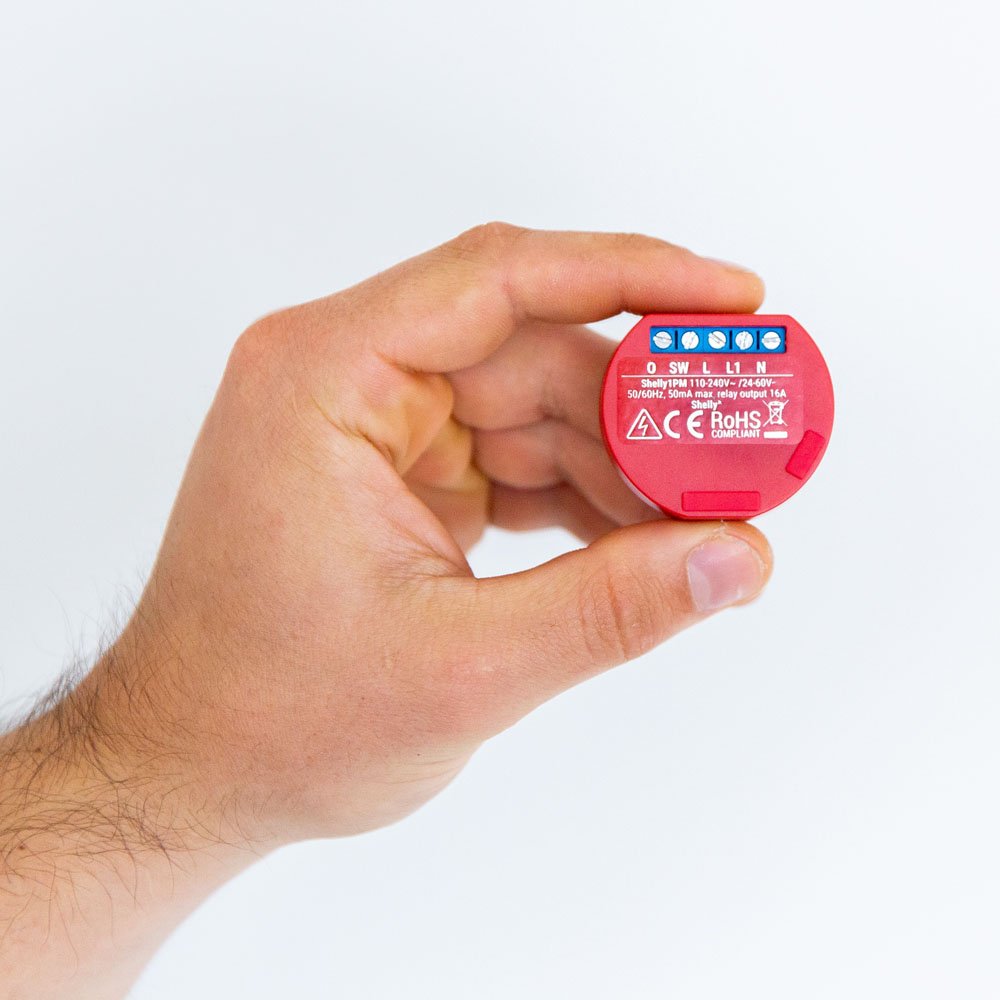 Shelly 1PM Wi-Fi Relay with Energy Monitoring